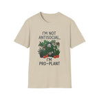 I'm Not Antisocial, I'm Pro‑Plant T-Shirt