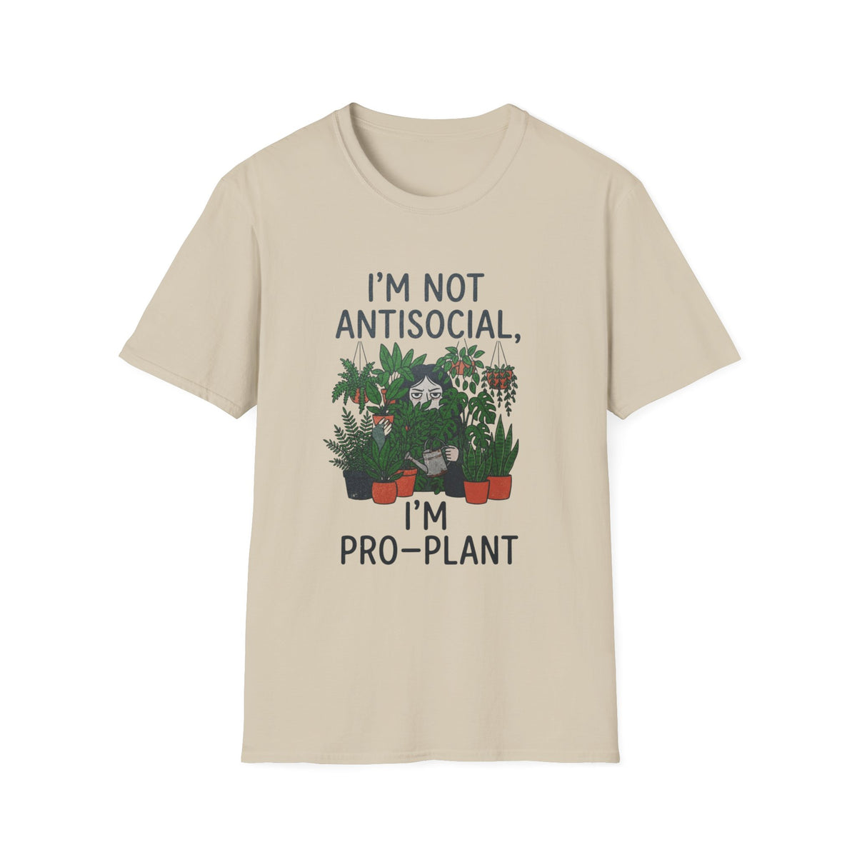 I'm Not Antisocial, I'm Pro‑Plant T-Shirt
