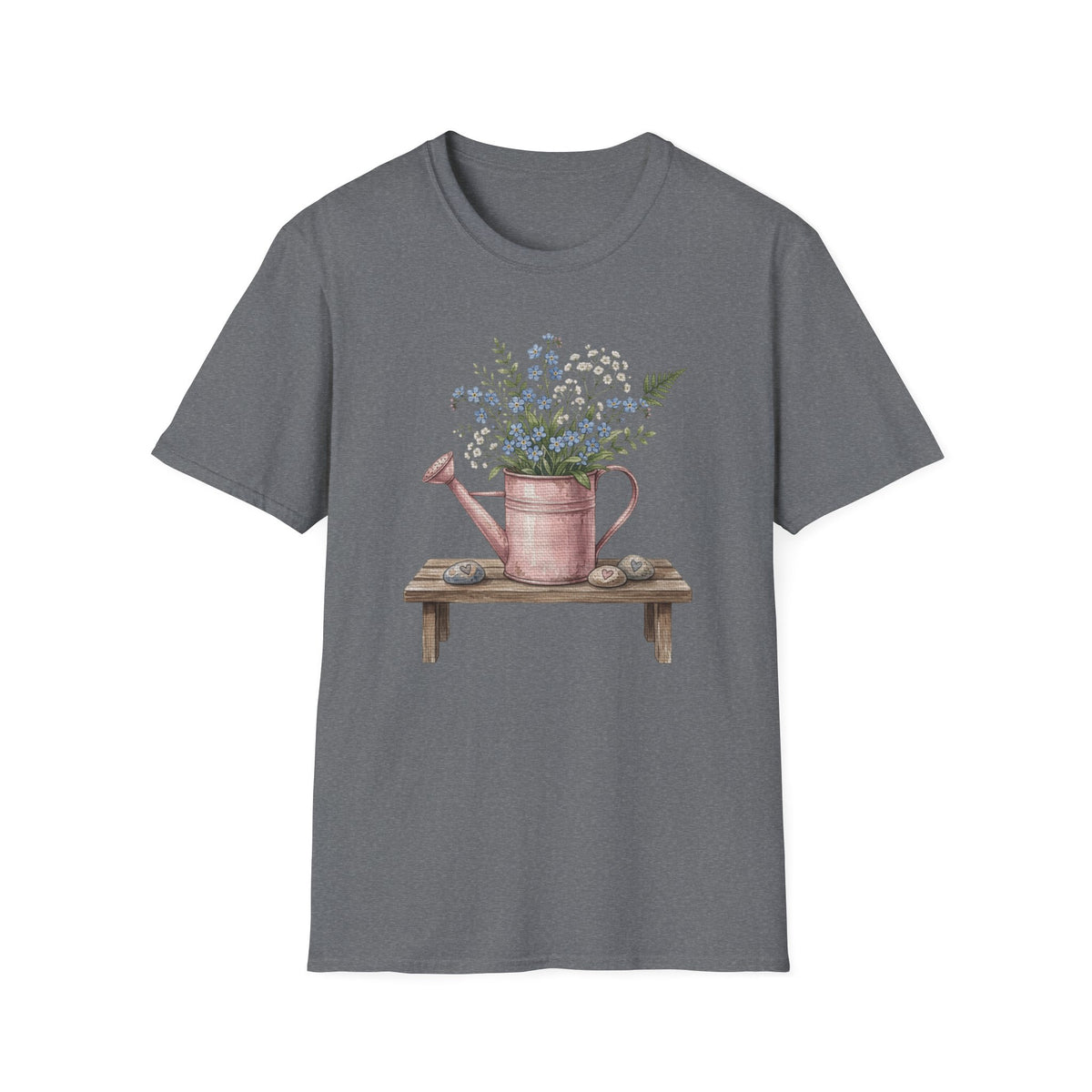 Floral Watering Can T-Shirt