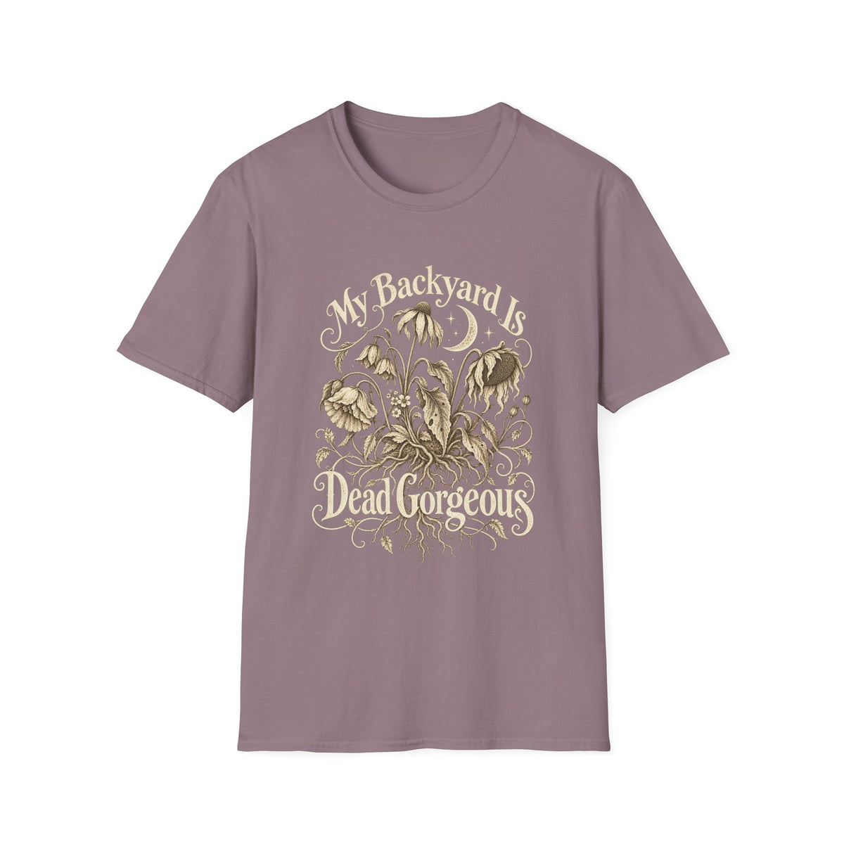 Gothic Floral Garden T-Shirt
