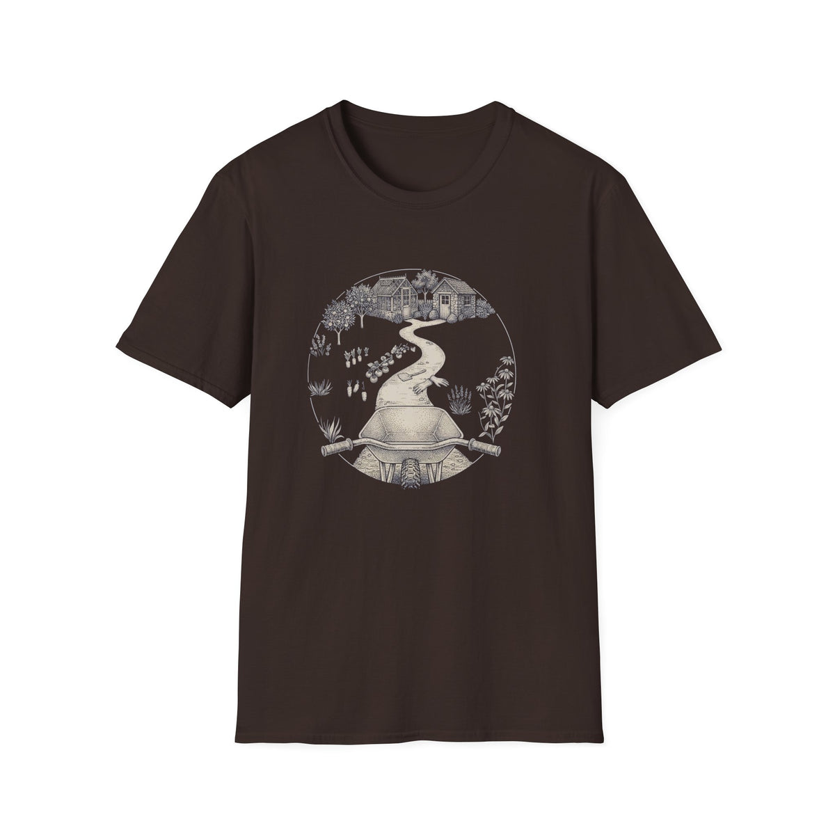 Cottage Path Graphic T-Shirt