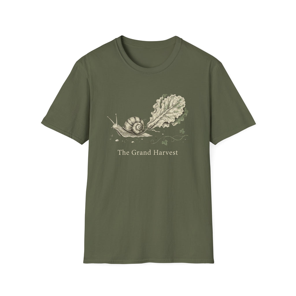 Snail & Kale Illustration T-Shirt