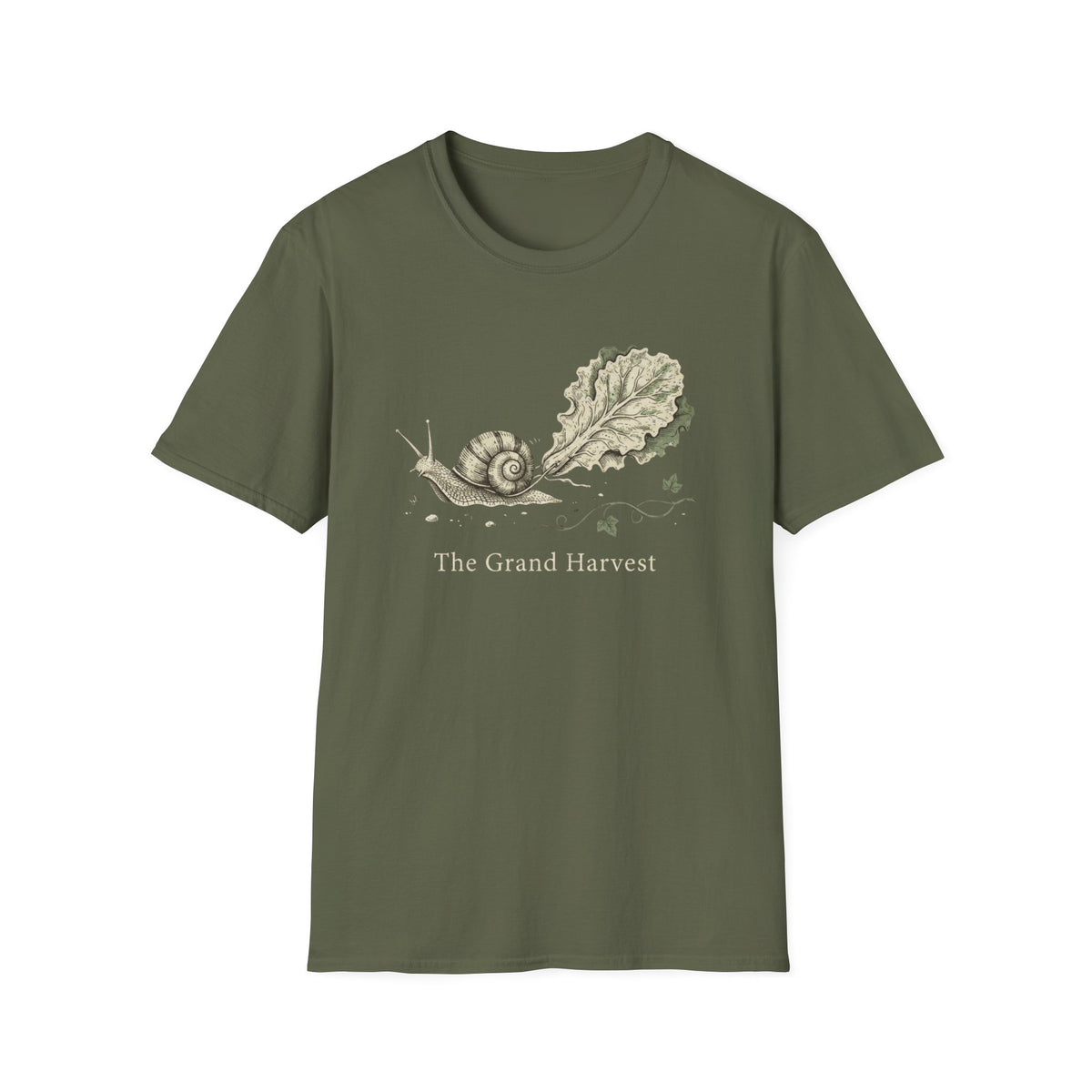 Snail & Kale Illustration T-Shirt