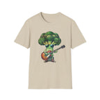 Cool Broccoli Playing Guitar Tee