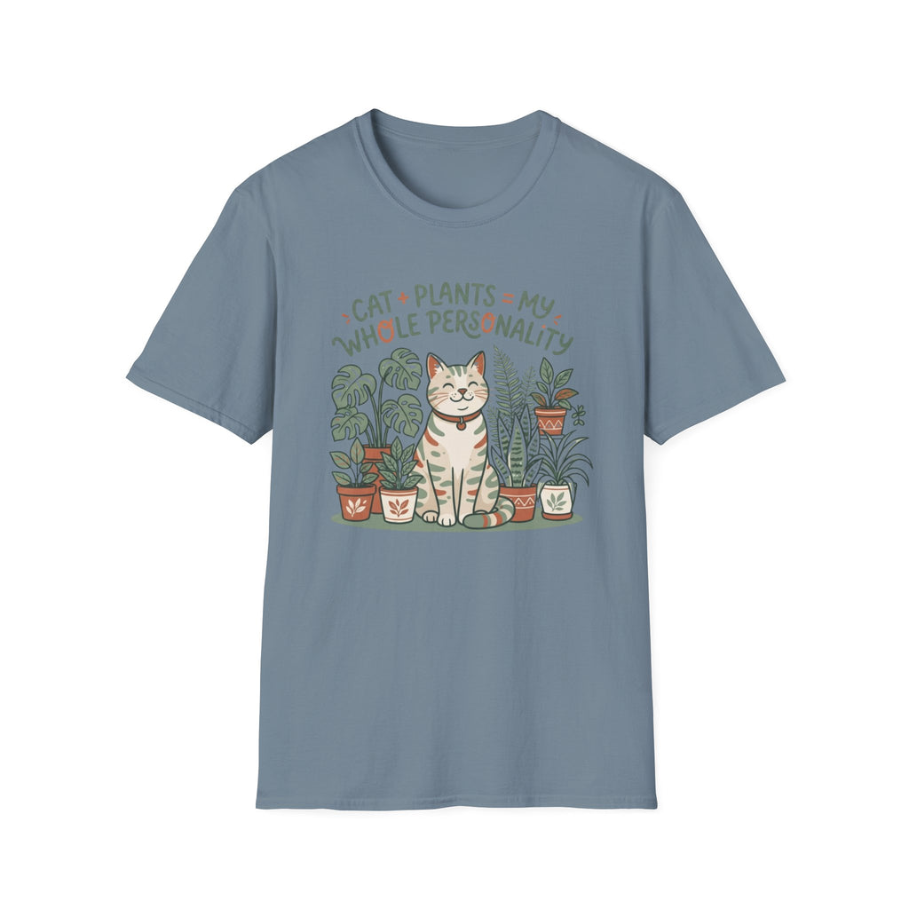 Cat + Plants T‑Shirt