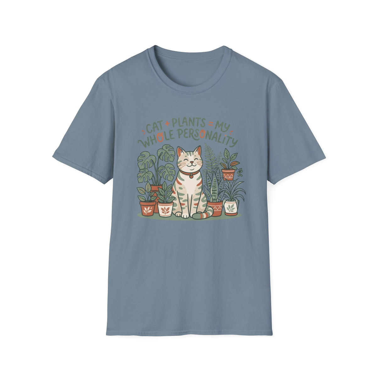 Cat + Plants T‑Shirt
