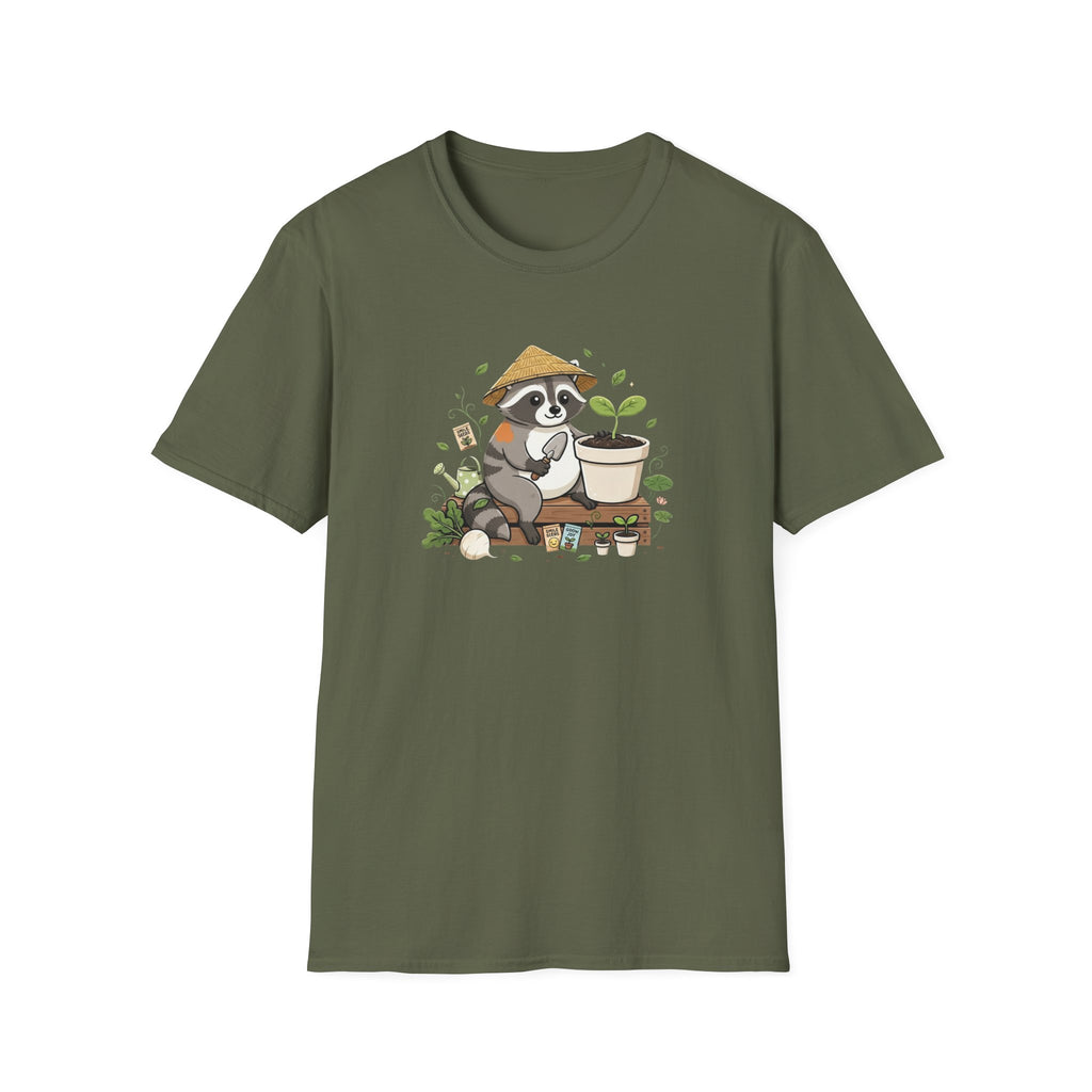 Raccoon Gardener T-Shirt
