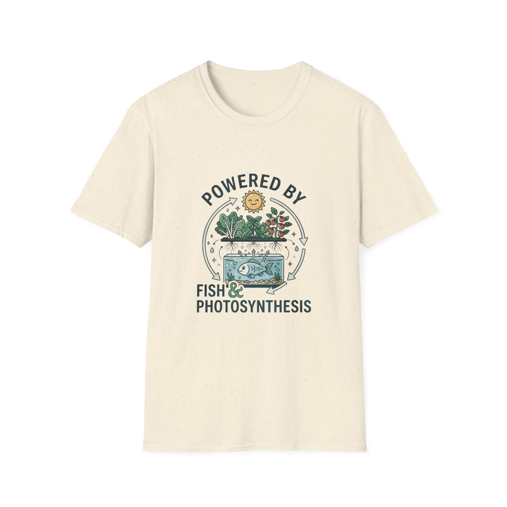 Powered by Tilapia and Pure Aquaponics T-Shirt