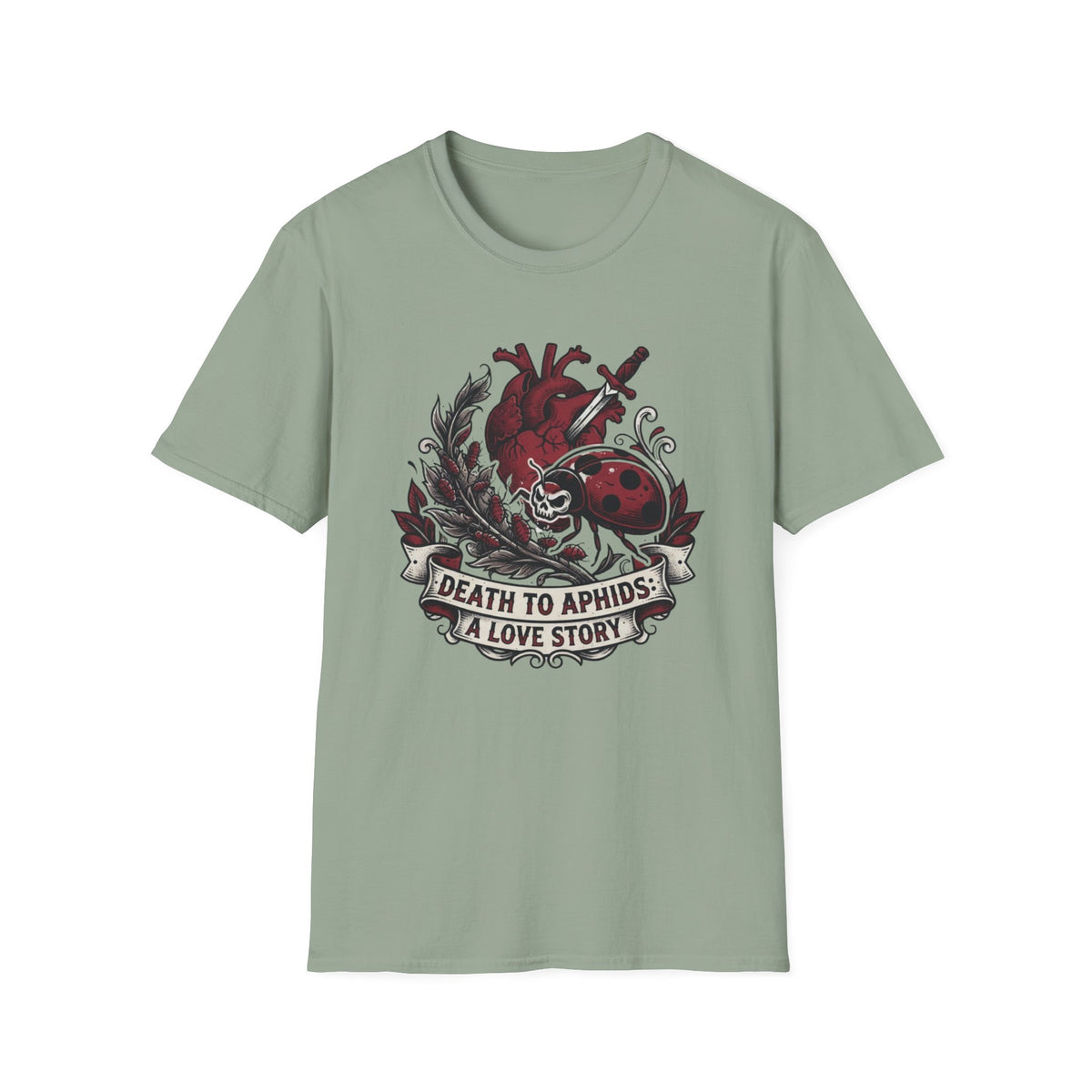 Anatomical Heart & Ladybug T-Shirt