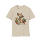 Dog in Sun Hat T‑Shirt